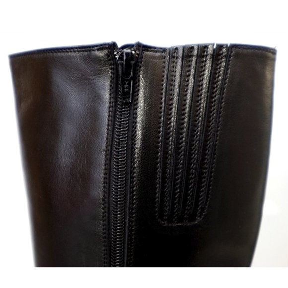 Brown's Couture knee-high black leather boots - Picture 5 of 7